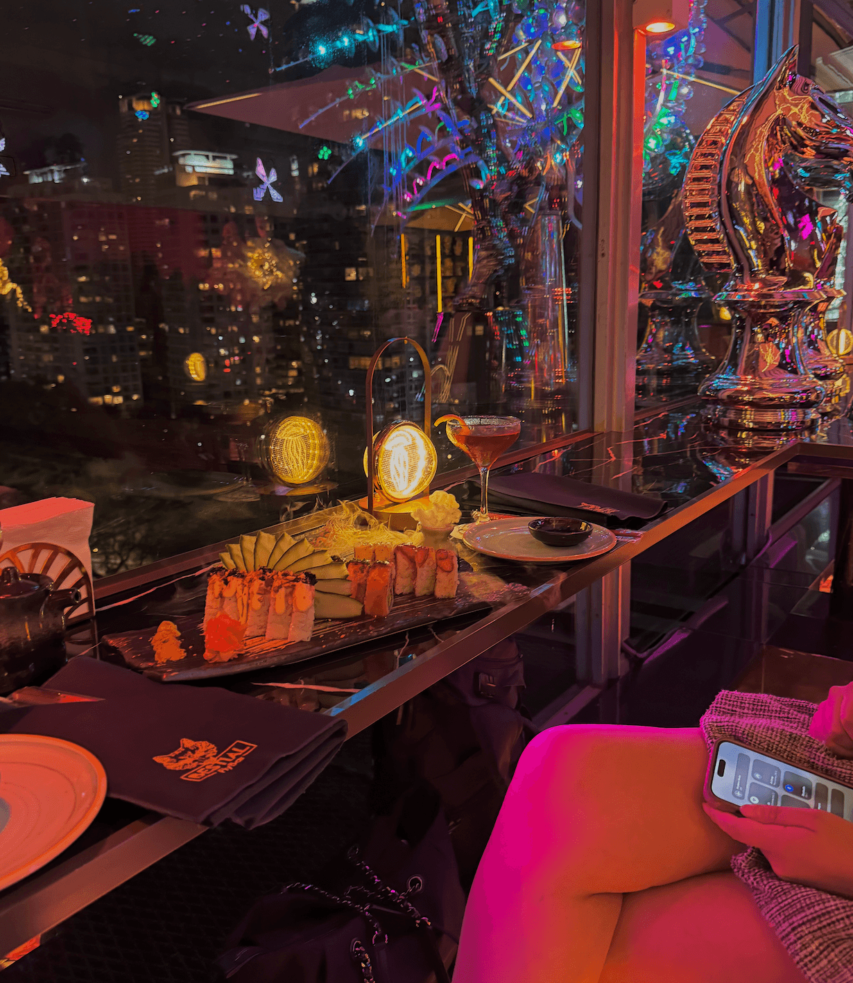 Japanese food spread